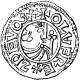 Mynt präglat i Sigtuna för kung Olov.